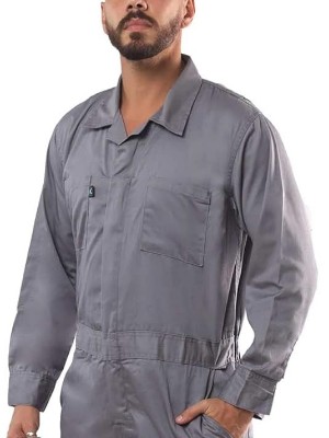男式长袖连体裤工作服定制混纺可调节袖口劳保服定做 派登服饰