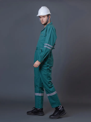 工厂连体工作服定制加反光条安全工装定制耐磨耐脏工装 派登服饰
