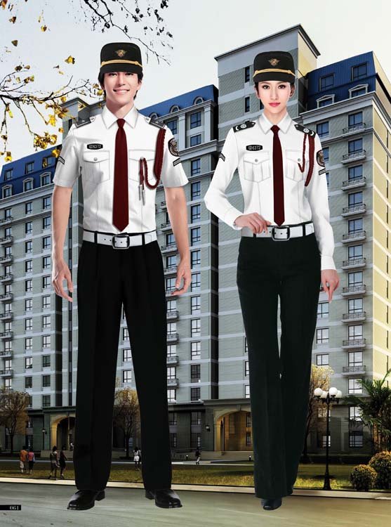 酒店男女式安保工作服